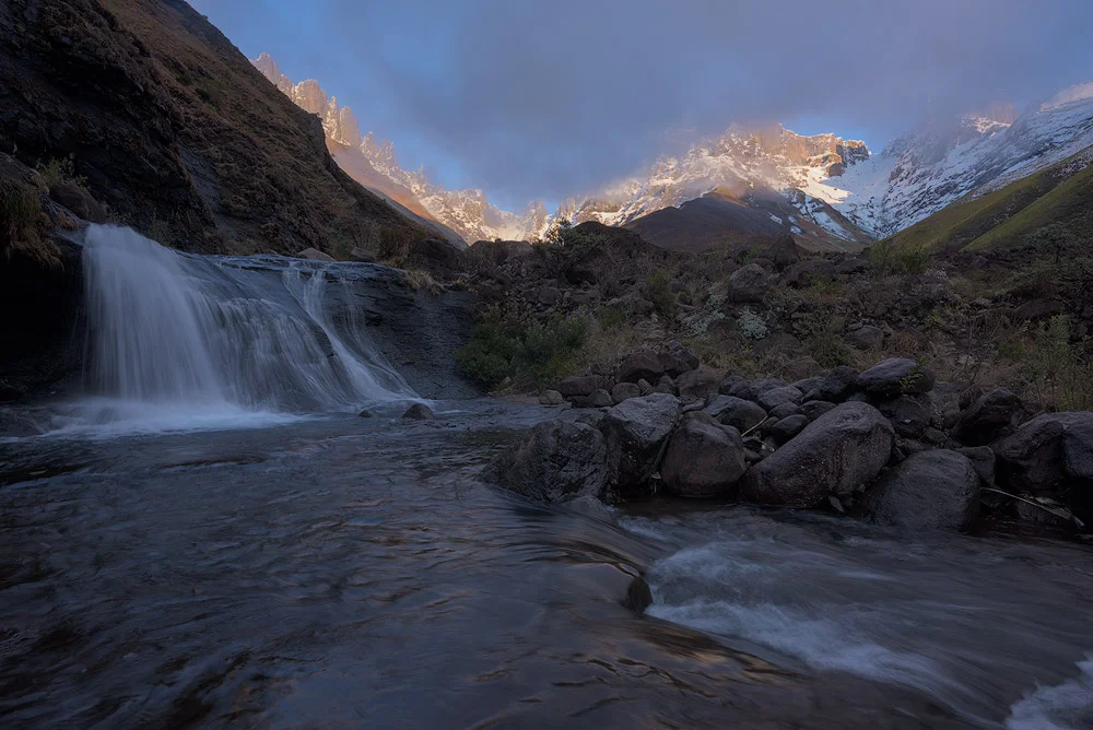 A quick Lightroom edit of an image showing the sunrise we had.