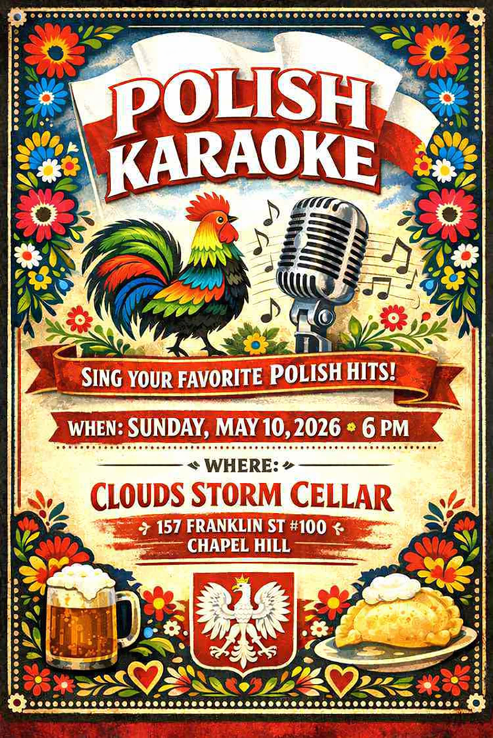 Karaoke - May 10 - Clouds Storm Cellar