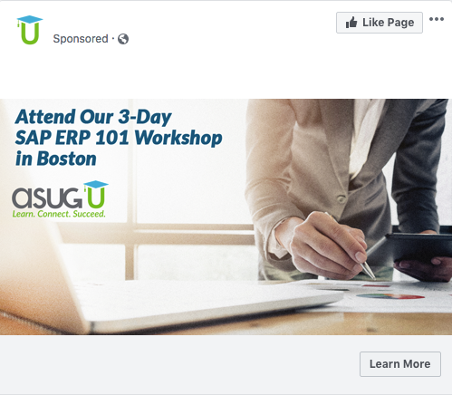 Facebook Sponsored Ad