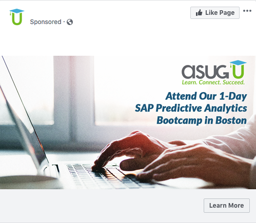 Facebook Sponsored Ad