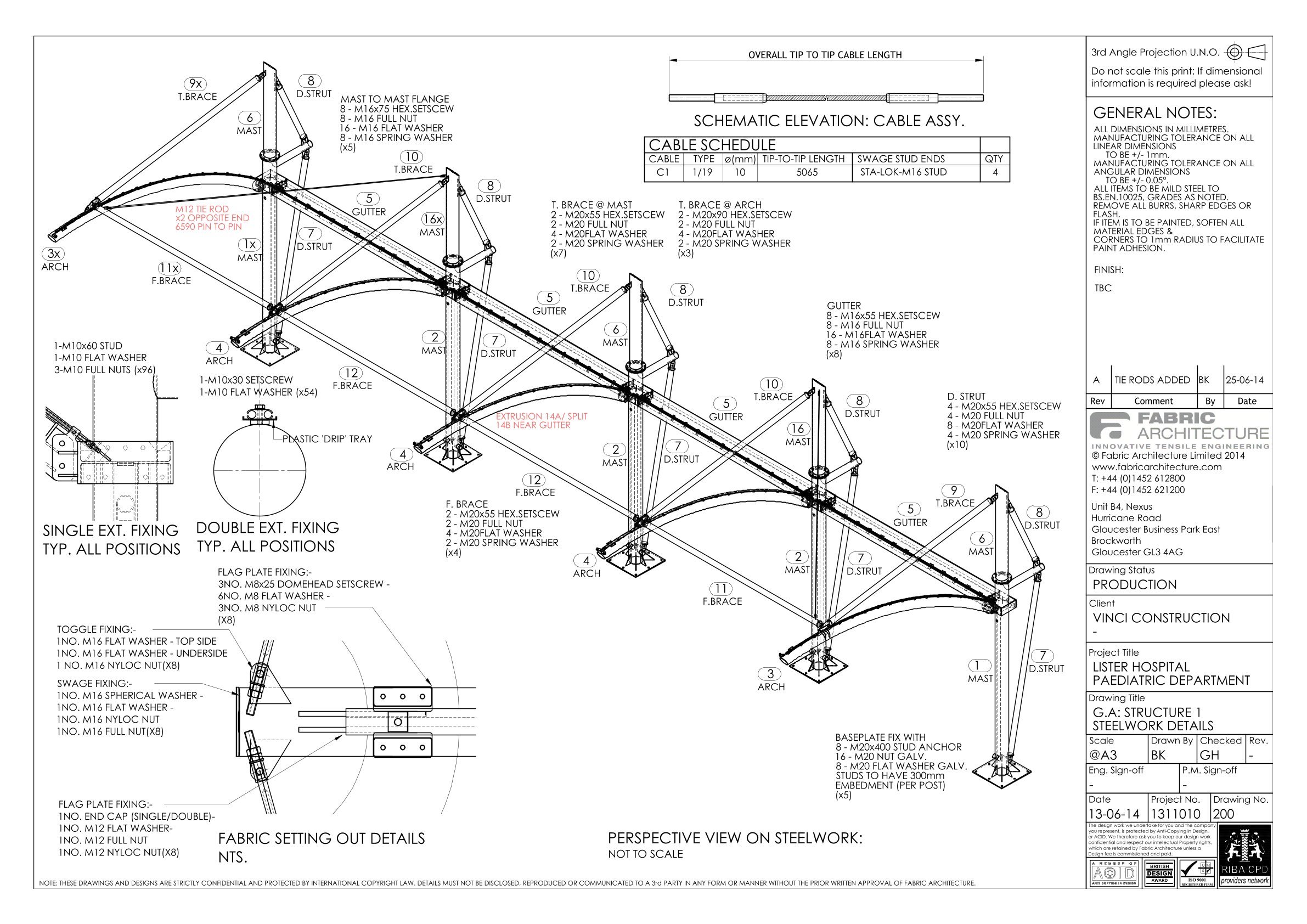 Examples of Tensile Structures Works