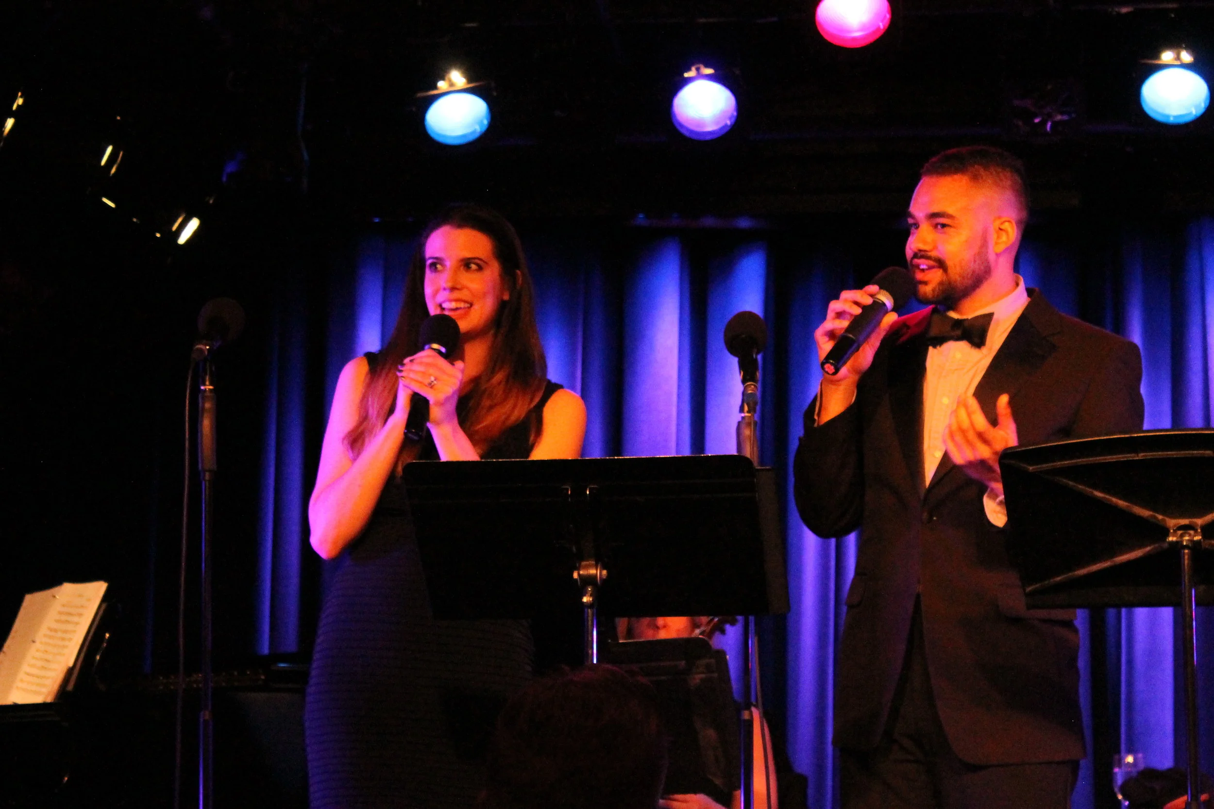 McGuire & Simon onstage