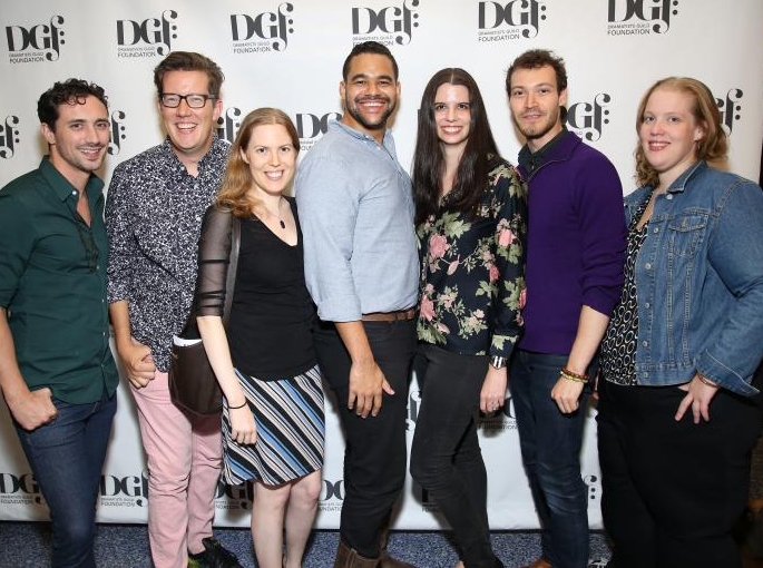 With our fellow incoming Fellows! The Annual Fellows Presentation of New Works on September 18, 2017 Photos by Dramatists Guild Foundation