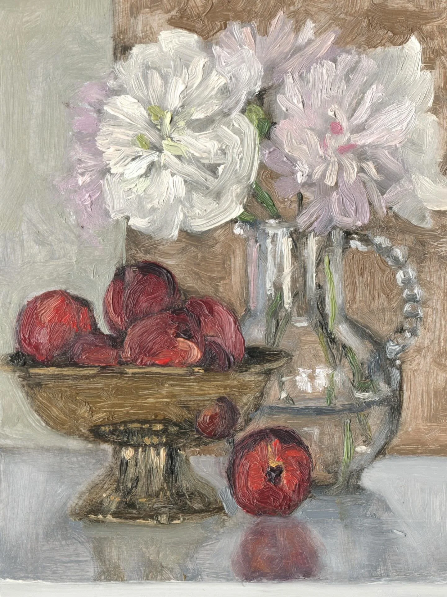 ₛₒₘₑ ₐᵣₑ ₙₑᵥₑᵣ fₒᵤₙd
oil on aluminum 
5x7