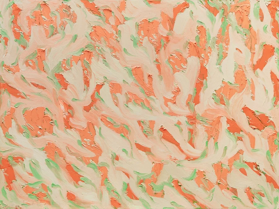 Green Wave, 97 x 130 cm, oil on canvas, 2017