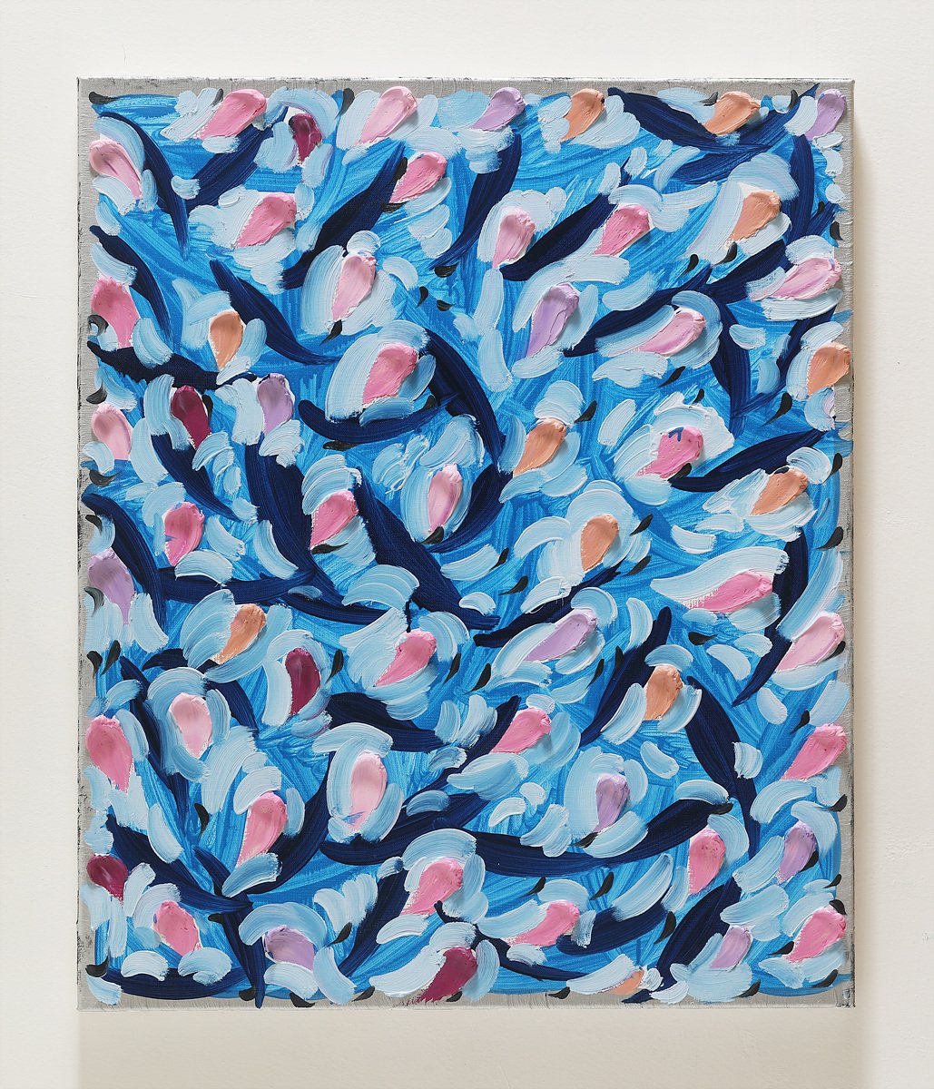 The Painter's Garden (Pink and Blue)