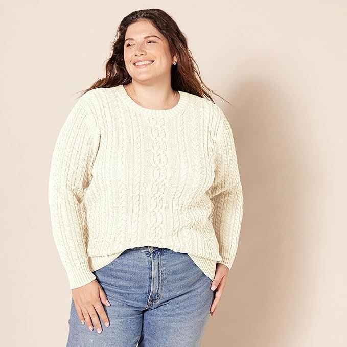 Amazon Fashion Finds - Fisherman Cable Knit Sweater