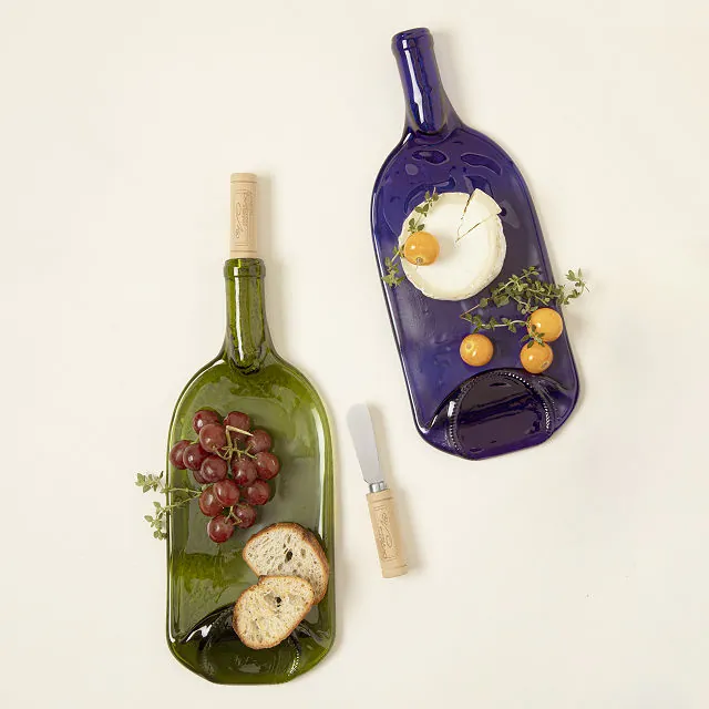 Best Gifts For Wine Lovers - Wine Bottle Cheese Trays