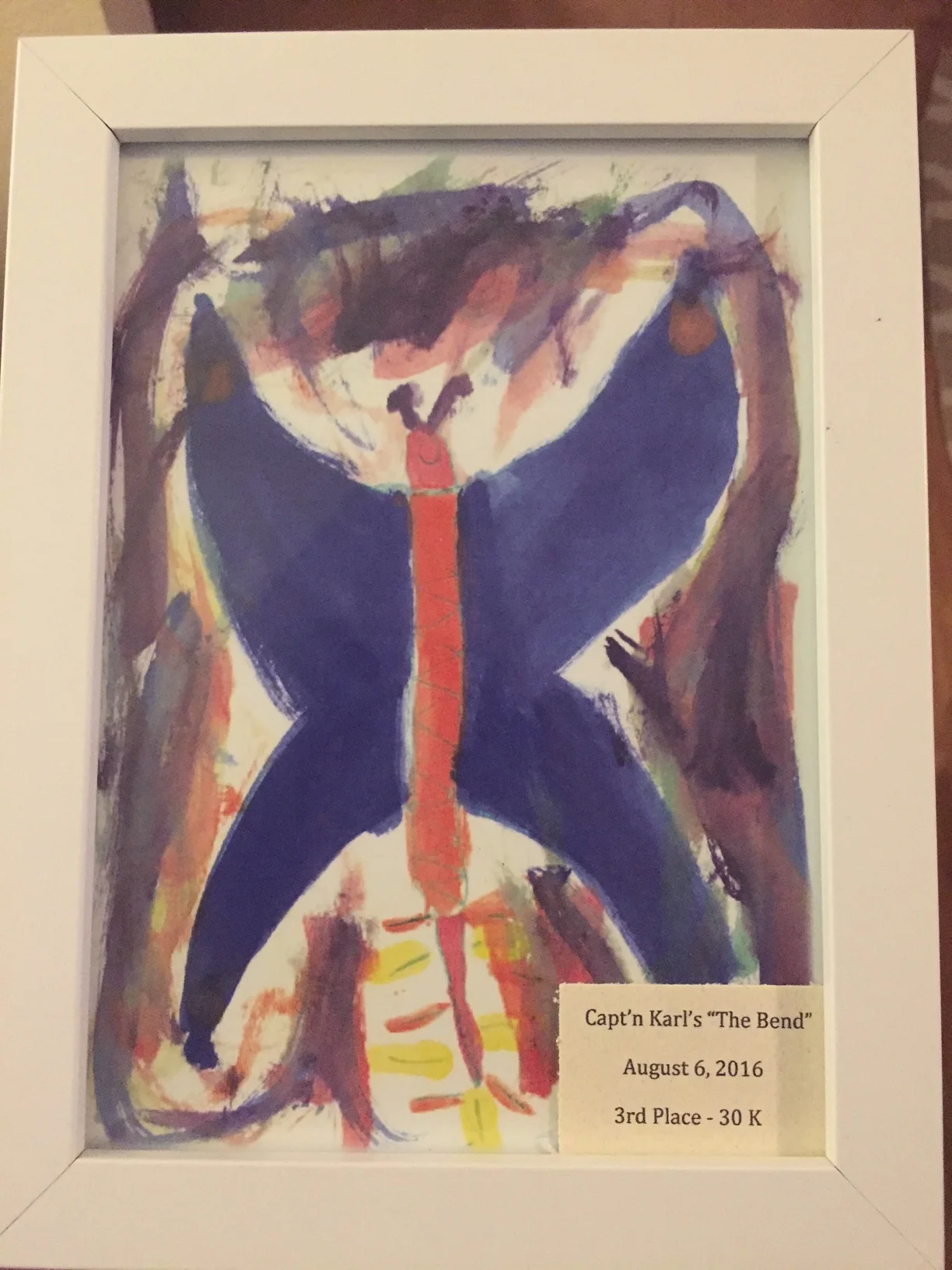 How cool is my race award? Painted my local children!