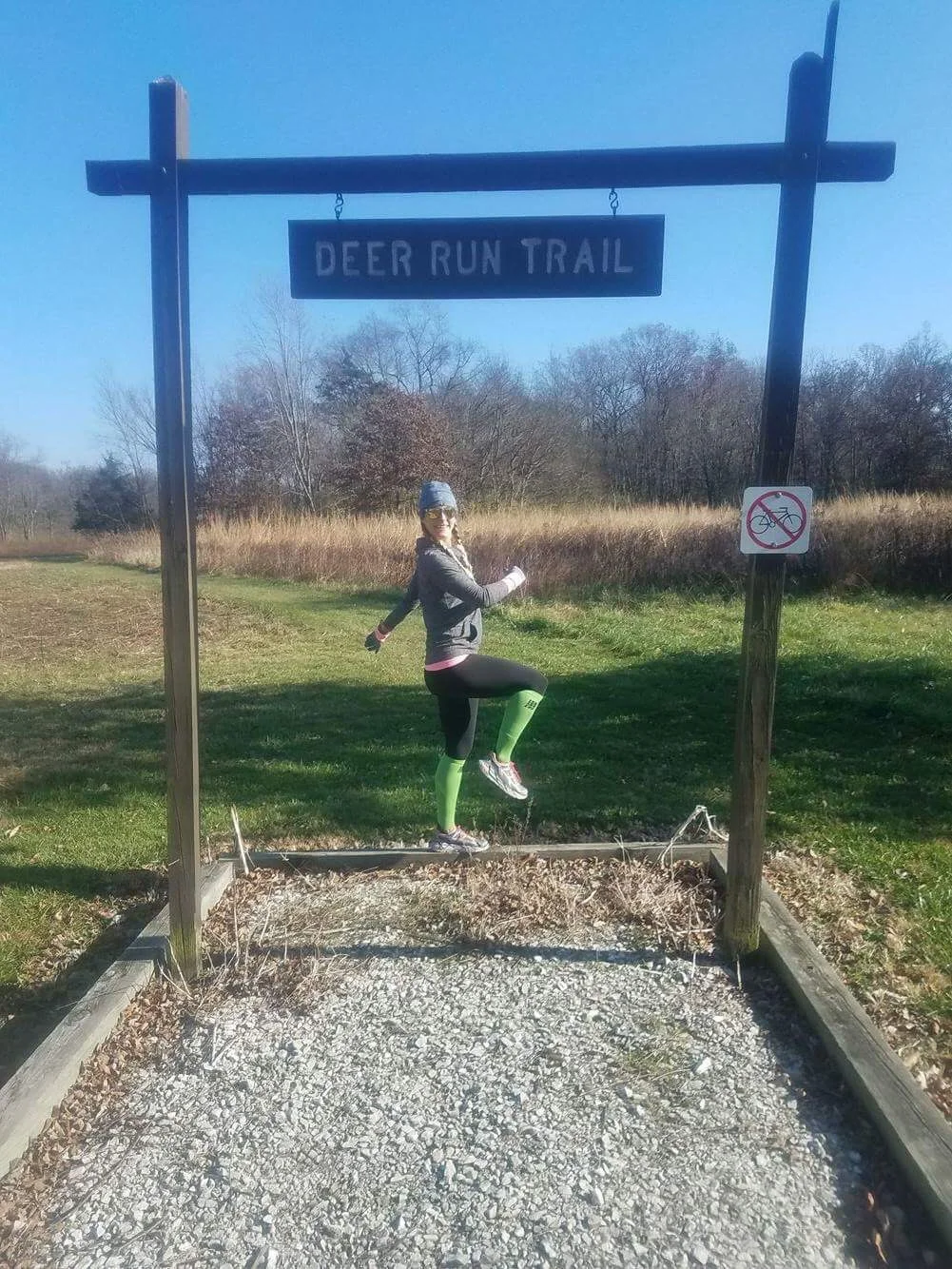 Running isn't all seriousness ... promise. 
