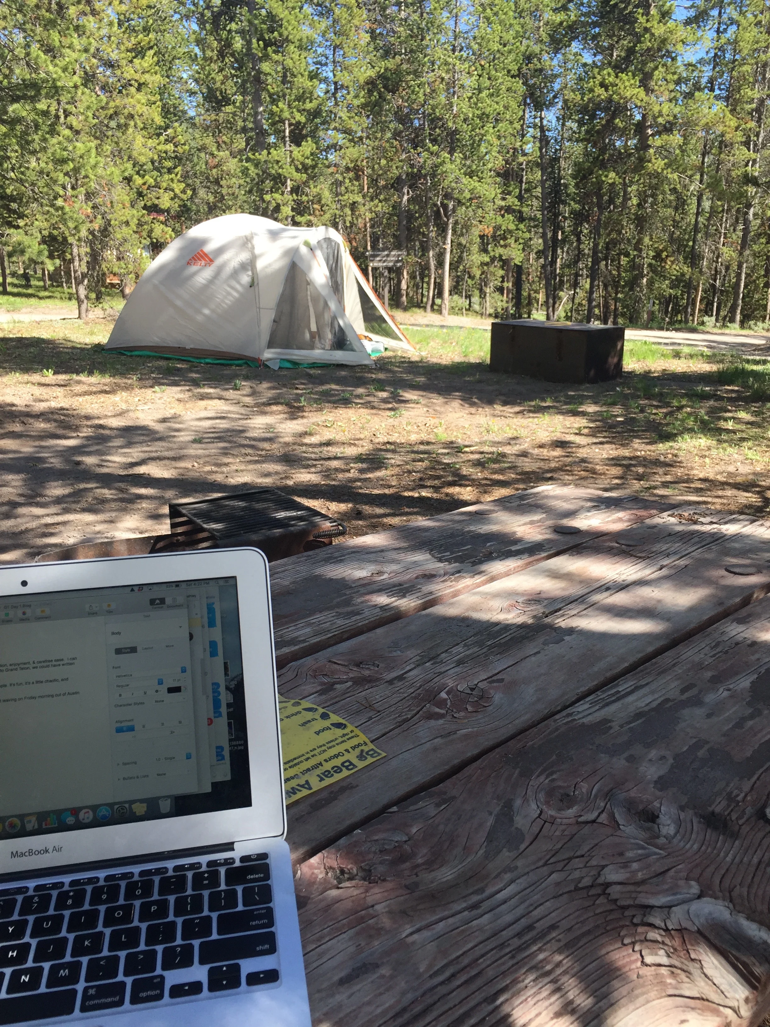 Headwaters Campground, Grand Teton National Park 