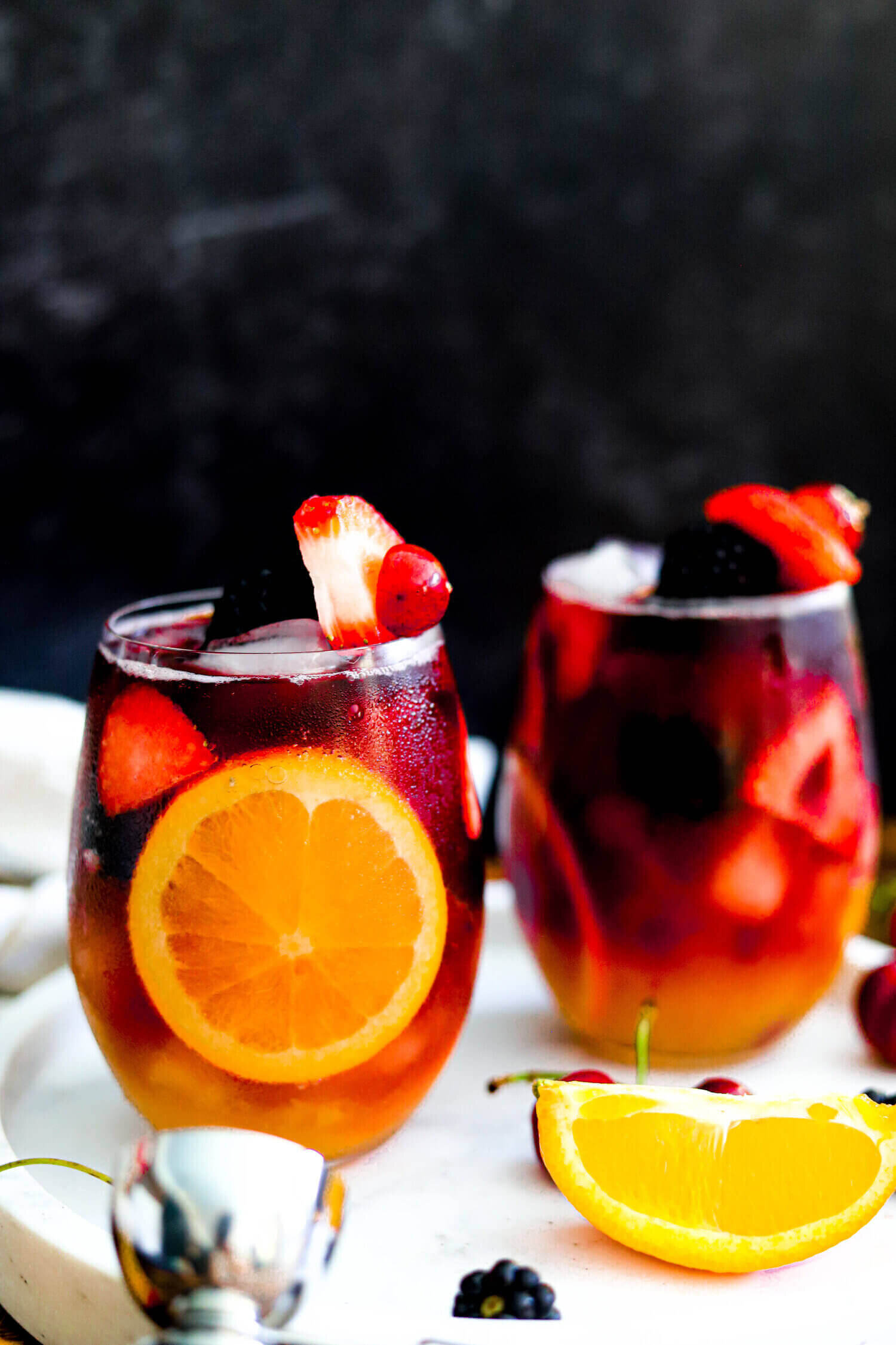 The Ultimate Red Wine Sangria Recipe with Bourbon-Soaked Sugar Fruit ...