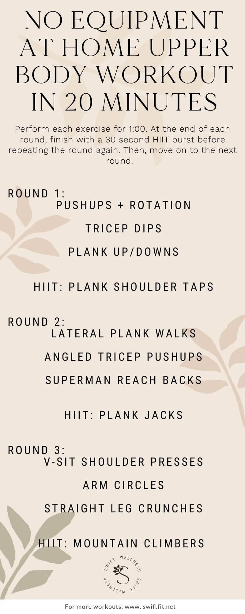 No Equipment Bodyweight Only Upper Body Workout Athlean-X Shares