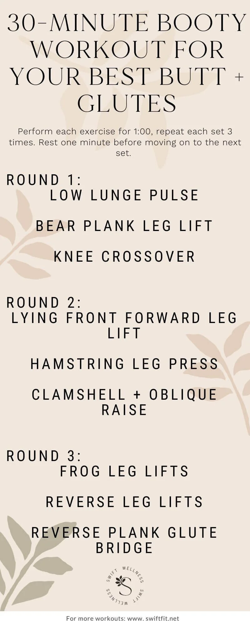 Lift Glute Challenge 30 Day 30 Day Booty Programs At Home 30