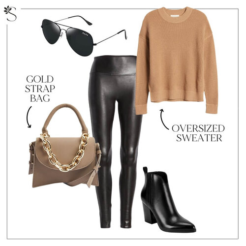 16 Faux Leather Leggings Outfit Ideas For Any Occasion