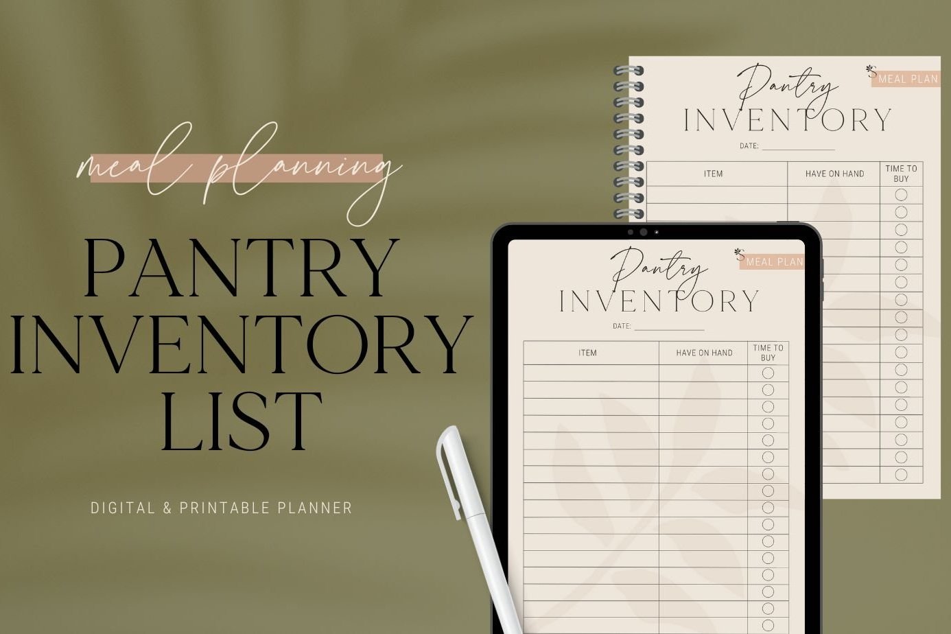 Pantry Inventory List