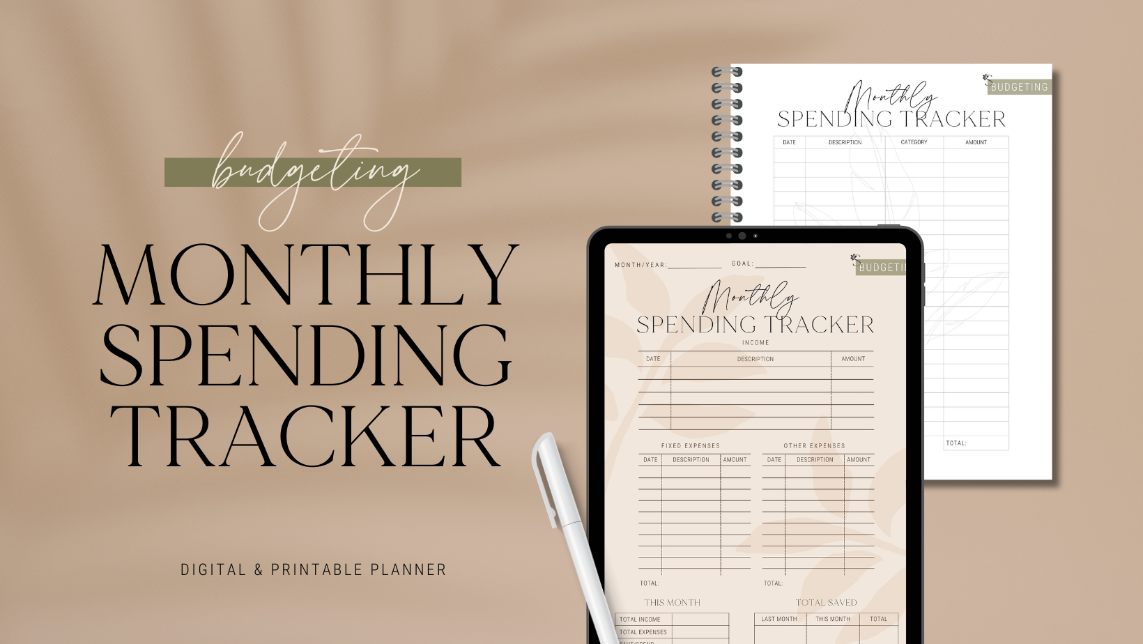 Monthly Spending Tracker