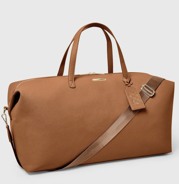 Aquarius Gift Ideas -Vegan Leather Duffel Bag
