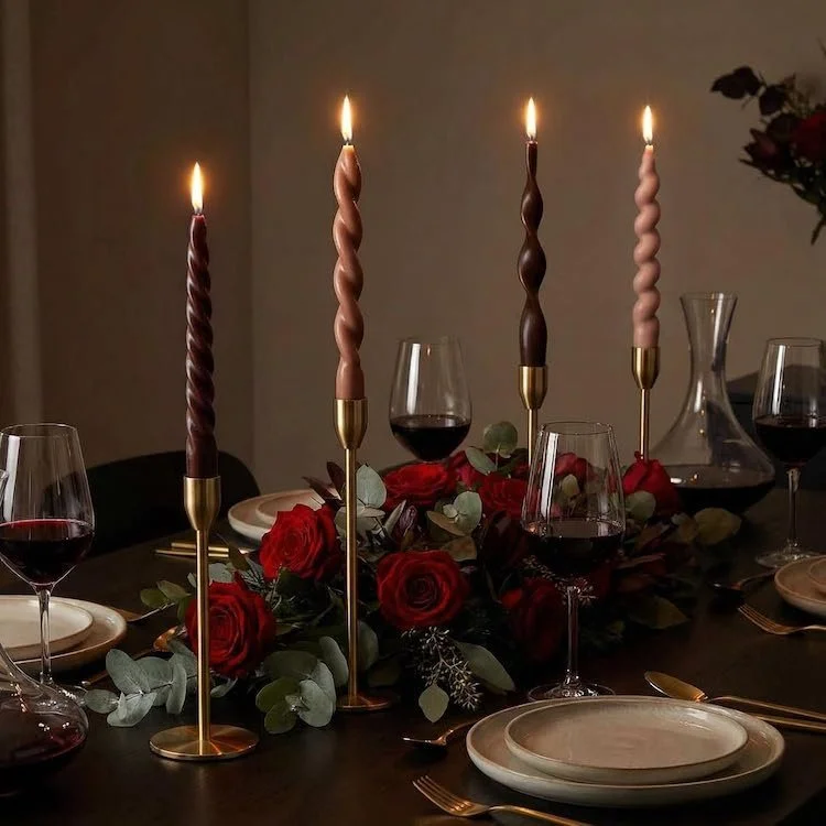 Hostess Gift Ideas - Multicolor Tapered Candles