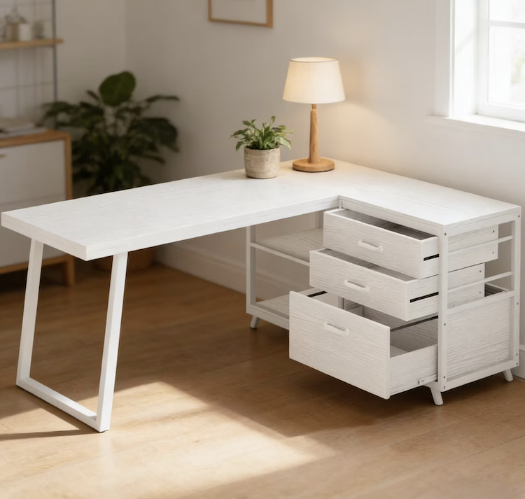 Work From Home Gifts - L-Shaped Corner Desk