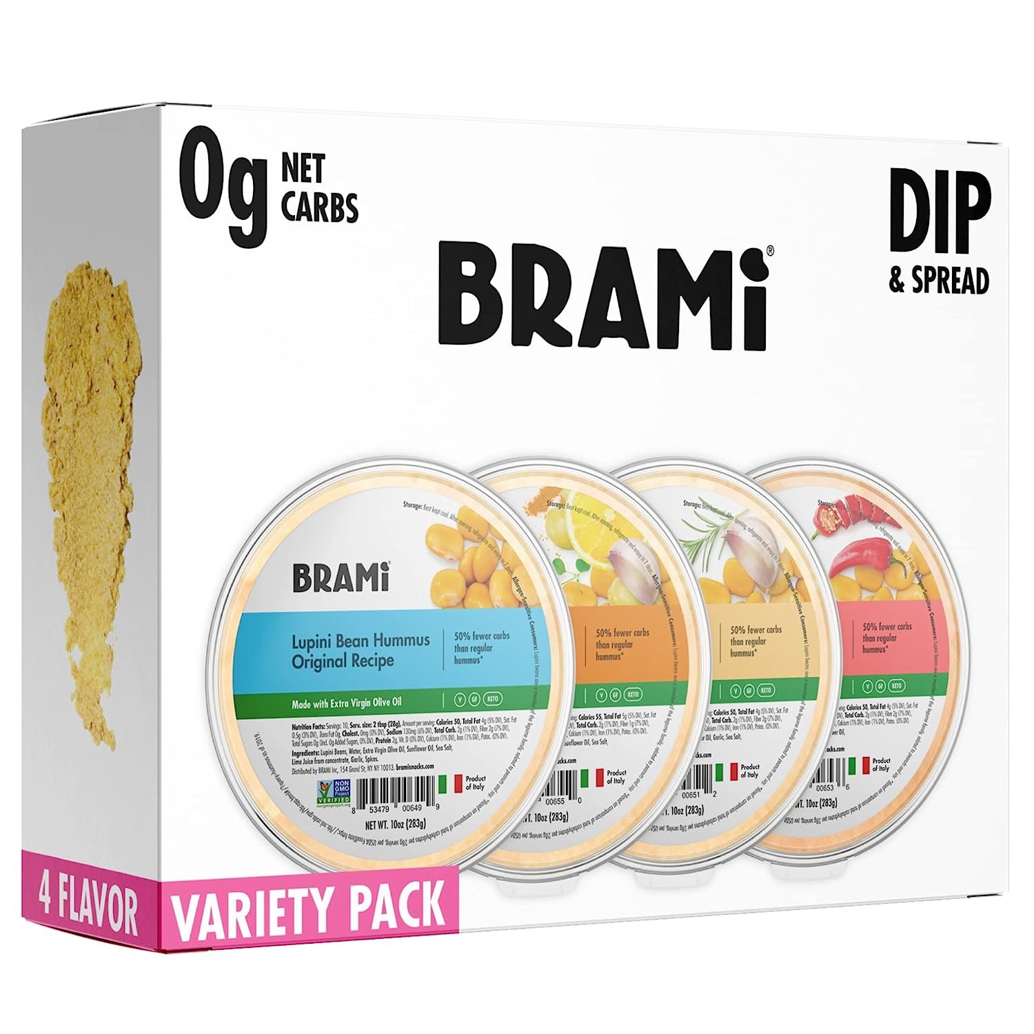 Best Road Trip Snacks -  Brami Hummus Cups