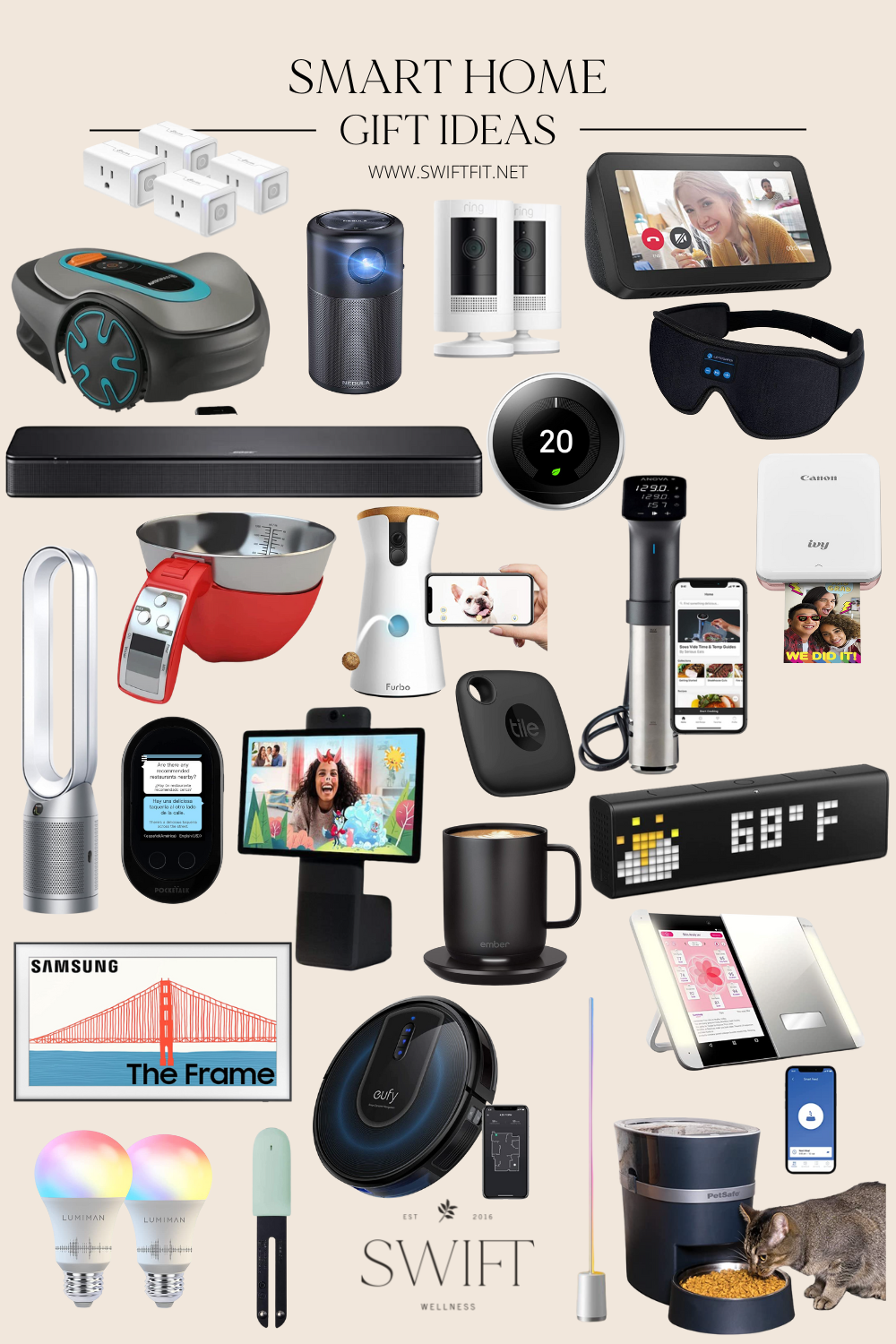 53 Cool Tech Gifts To Create The Ultimate Smart Home Swift Wellness