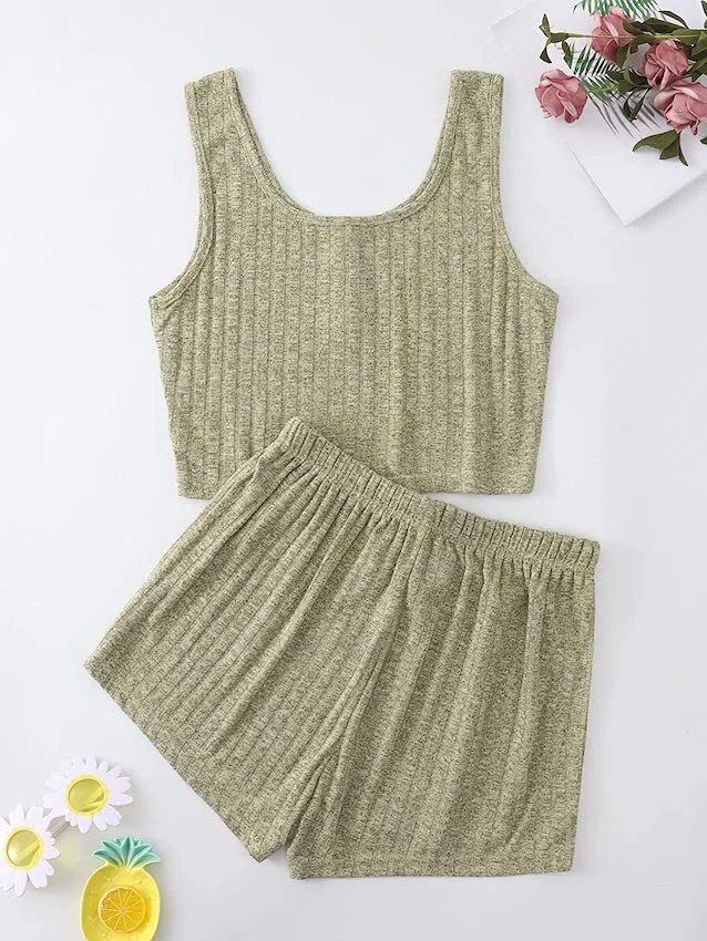 Baby Girl Pajamas Set Short Sleeve Crewneck Soft Comfort Top Shorts Set Summer Pjs Sleepwear Outfits Baby Boy Clothes 9-12 Months
