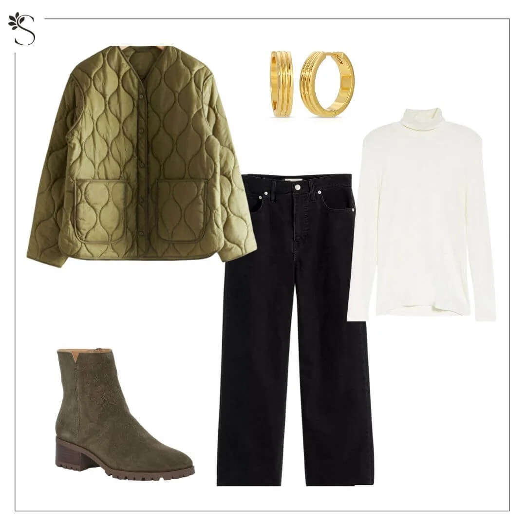 Fashionable Turtleneck Jacket