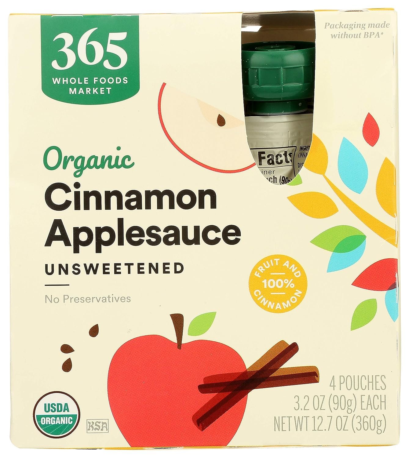 Best Road Trip Snacks - Whole Foods Applesauce Packets
