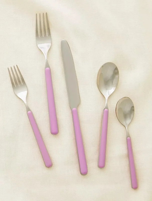 Best Kitchen Gift Ideas for Bakers + Chefs - Colorful Flatware Set
