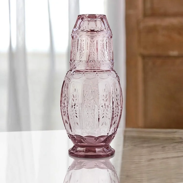 Spring Home Decor - Bedside Water Carafe