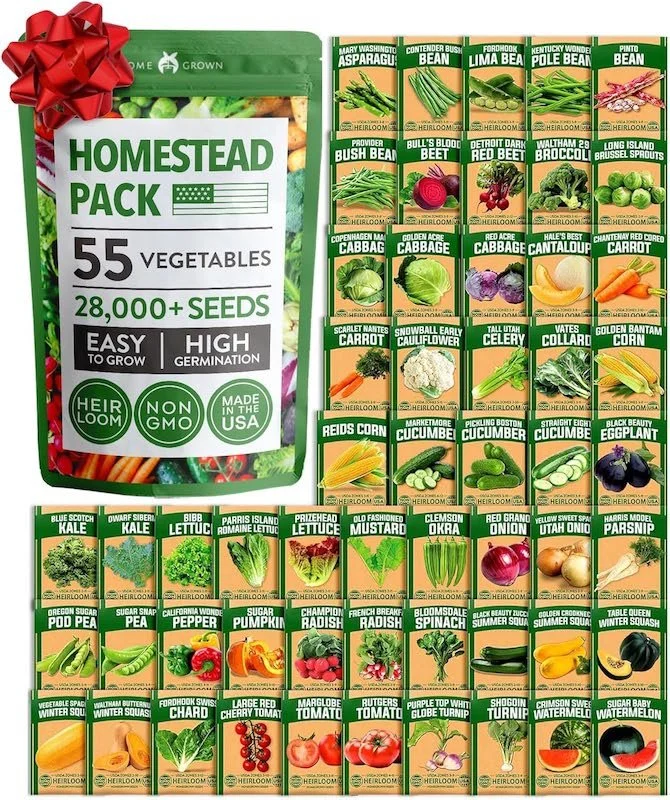 Best Gifts For Gardeners - Heirloom Vegetable Seeds