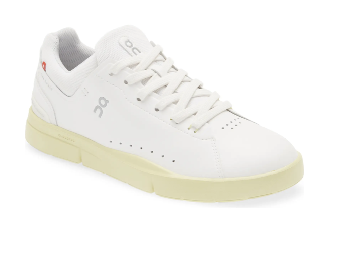 comfy white leather sneakers