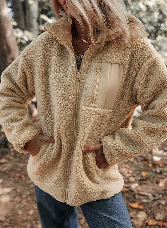 Amazon Fashion Finds - Oversized Sherpa Jacket