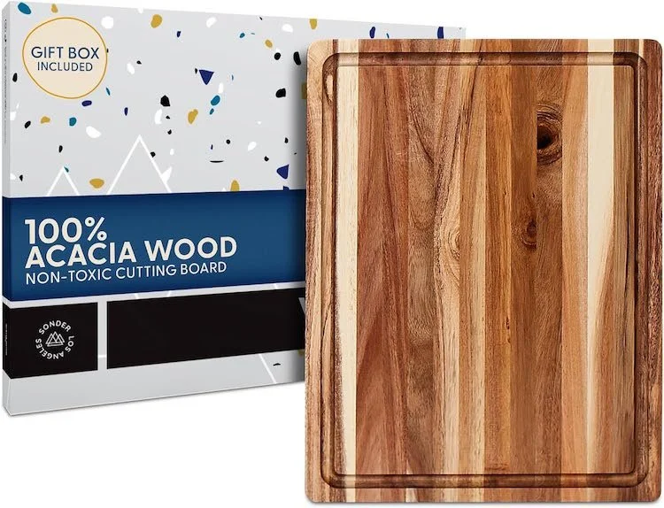 Best Housewarming Gift Ideas for New Homeowners - Acacia Wood Cutting Board