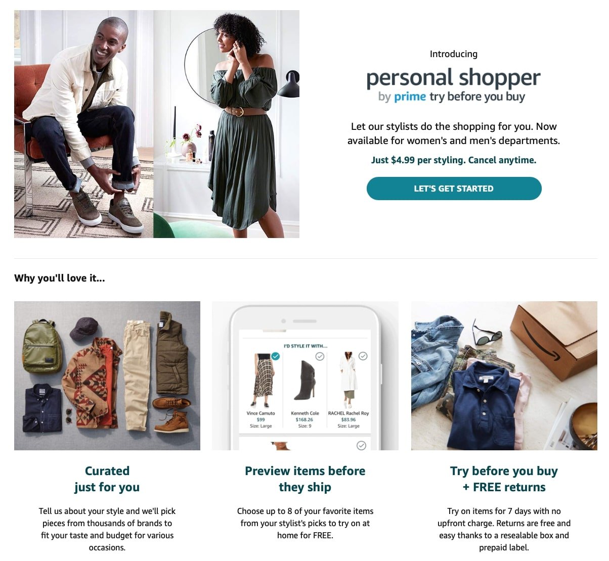Personal Shopper by Prime Wardrobe: Curated Just For You! - Hello  Subscription