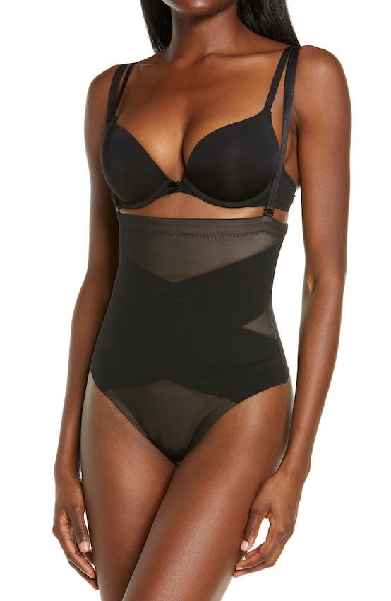 YIANNA Shapewear Bodysuit for Women Tummy Control Scoop Neck Mid Thigh