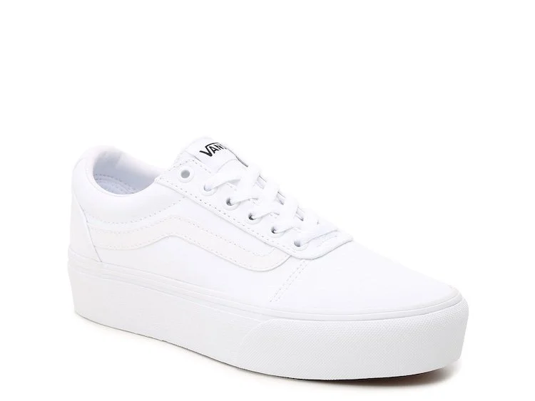 comfy white leather sneakers