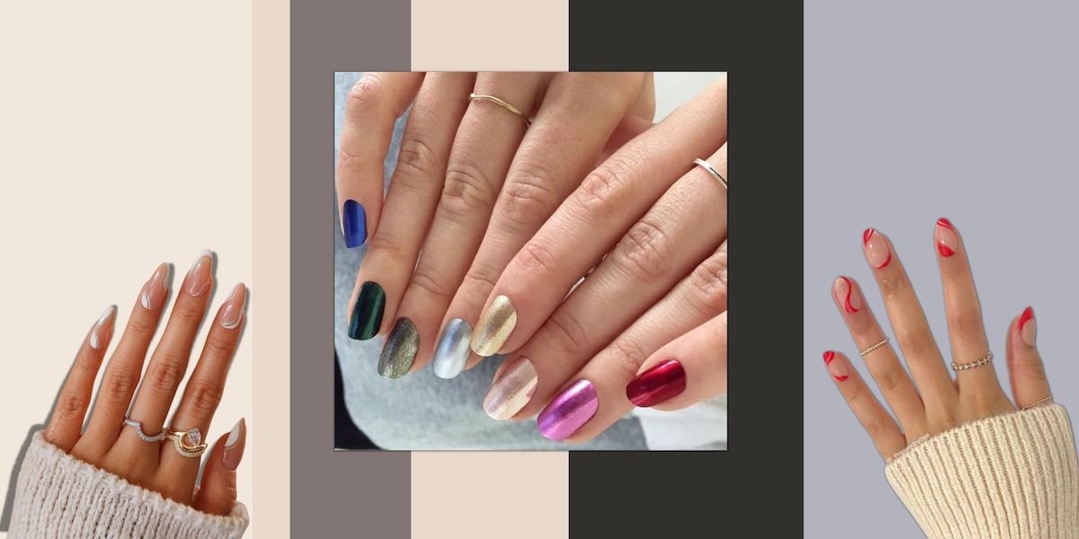 Solid Color Nail Art Detachable Red Blue Green Nude Color Short Ballet  Finished False Nails Press On Nails With Glue Wholesale - False Nails -  AliExpress