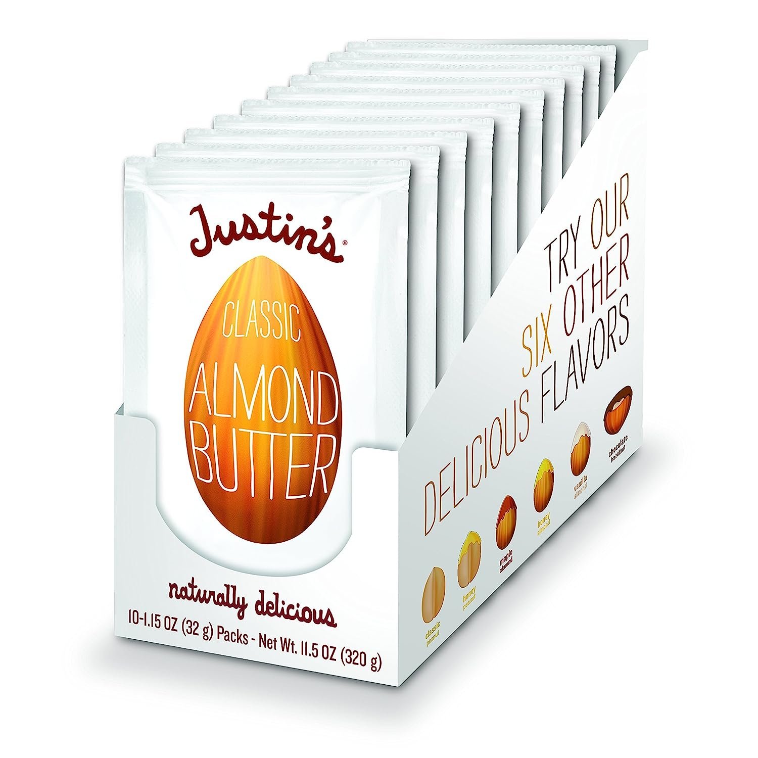 Best Road Trip Snacks -  Justin's Almond Butter Packets