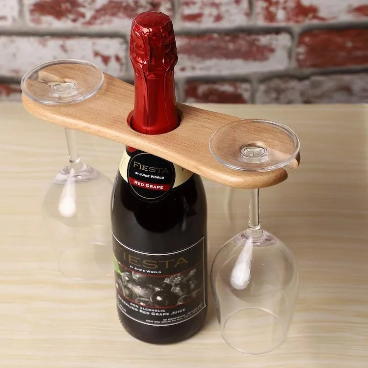 Best Gifts For Wine Lovers - Wine Bottle & Glass Holder