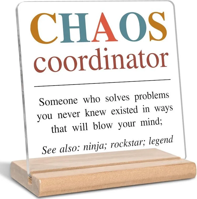 Teacher Appreciation Gifts - Chaos Coordinator