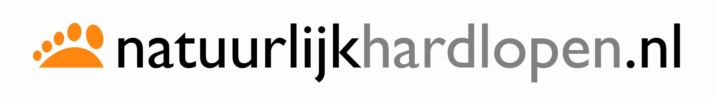 Het oude logo van Natuurlijk Hardlopen