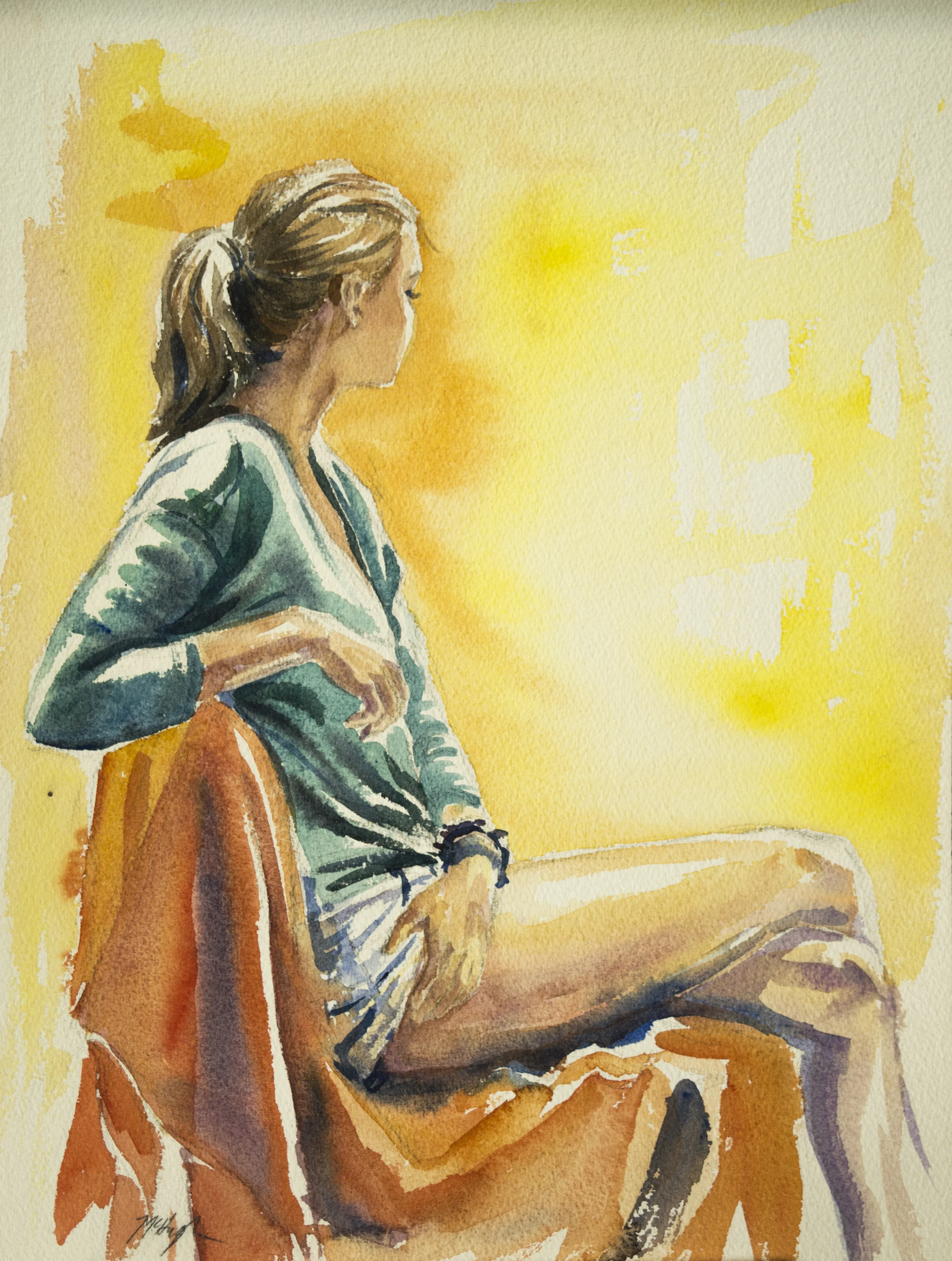 (325.00) Molly - Plein Air 12x16"