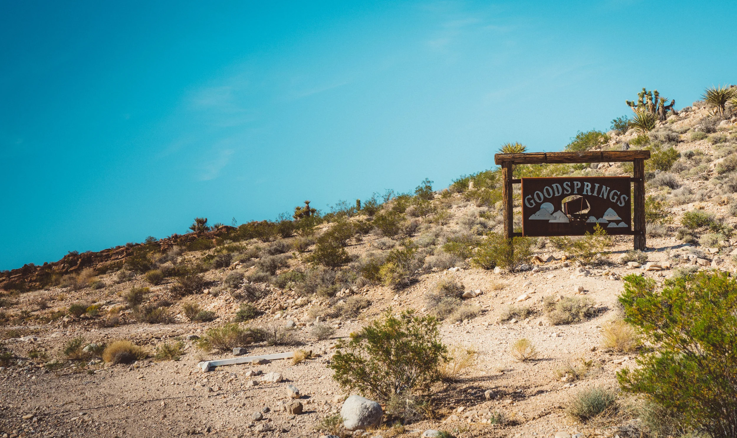 Goodsprings, Nevada. A certain group of people will understand the significance.