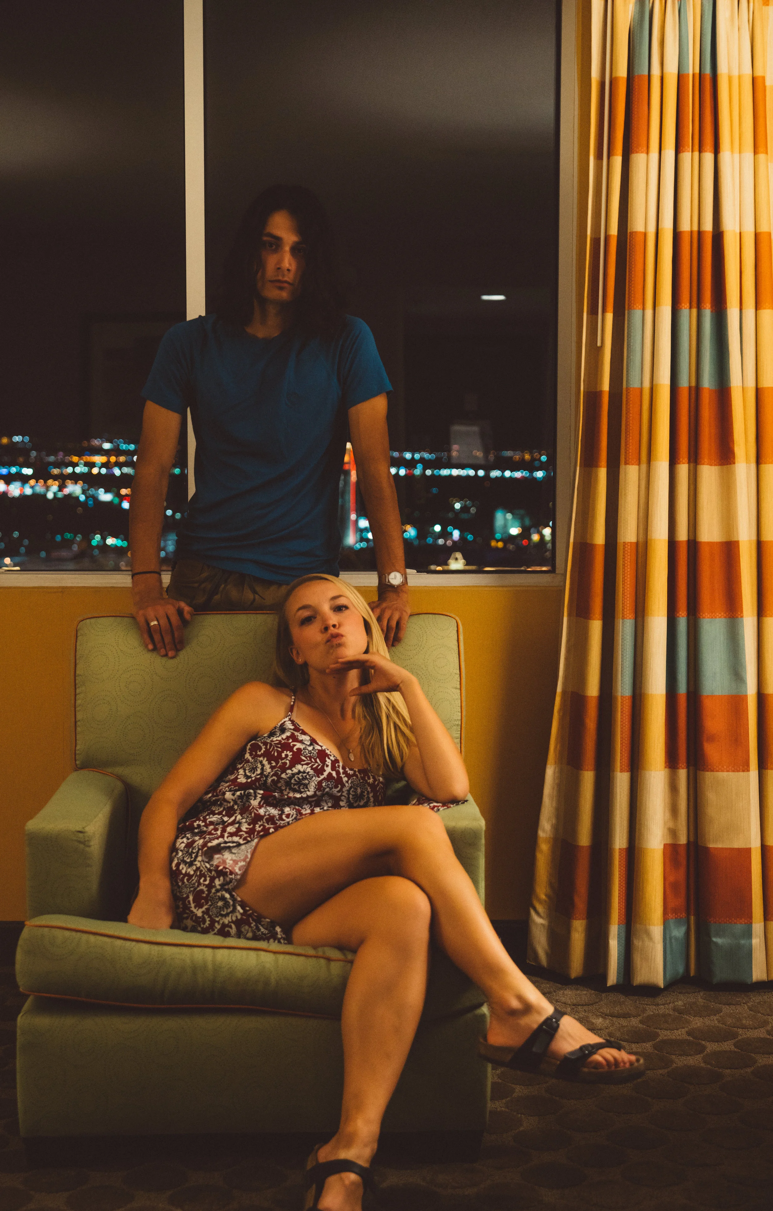 We took a few photos in our hotel room at Circus Circus before we walked the strip.
