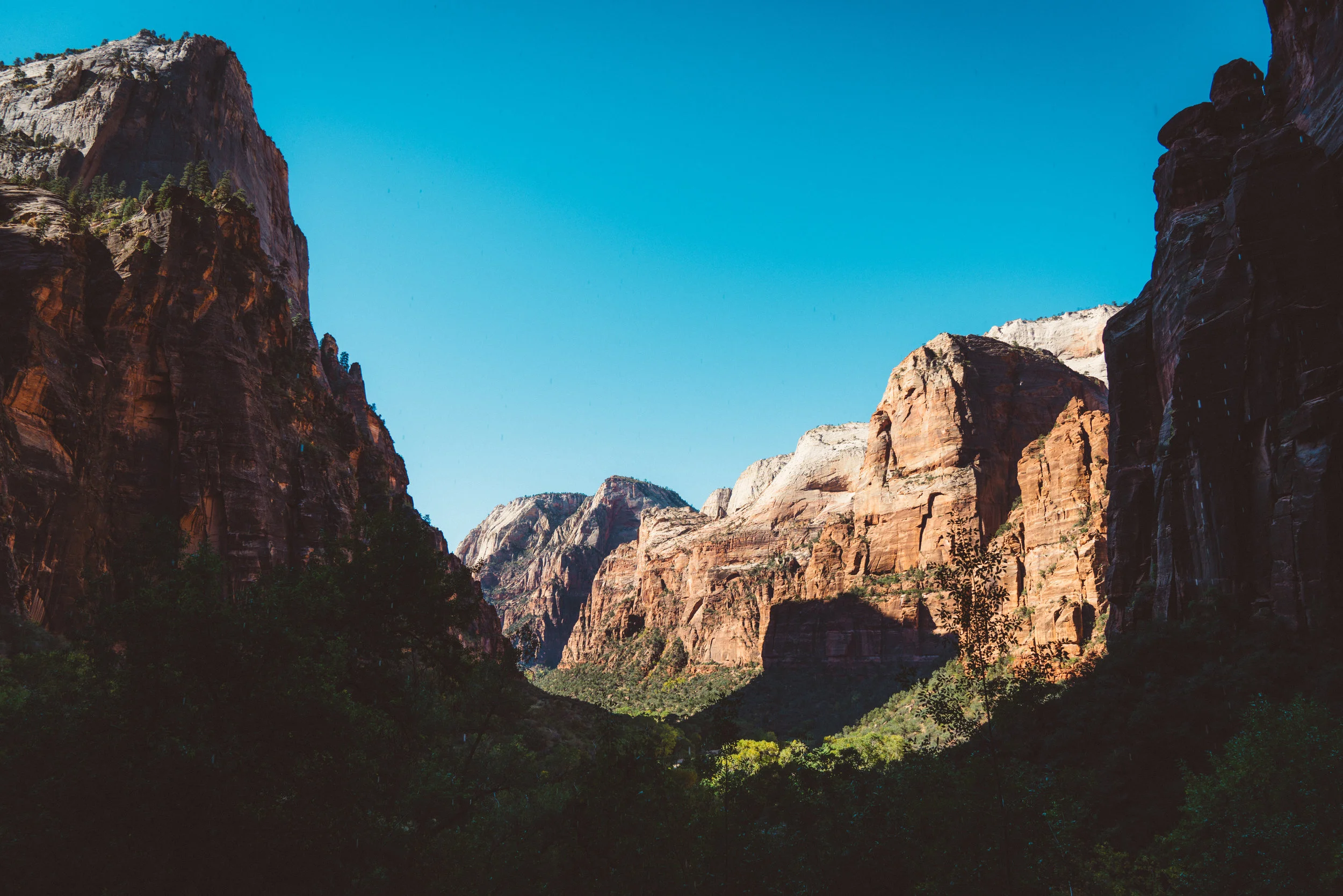 The view from the Hanging Gardens .