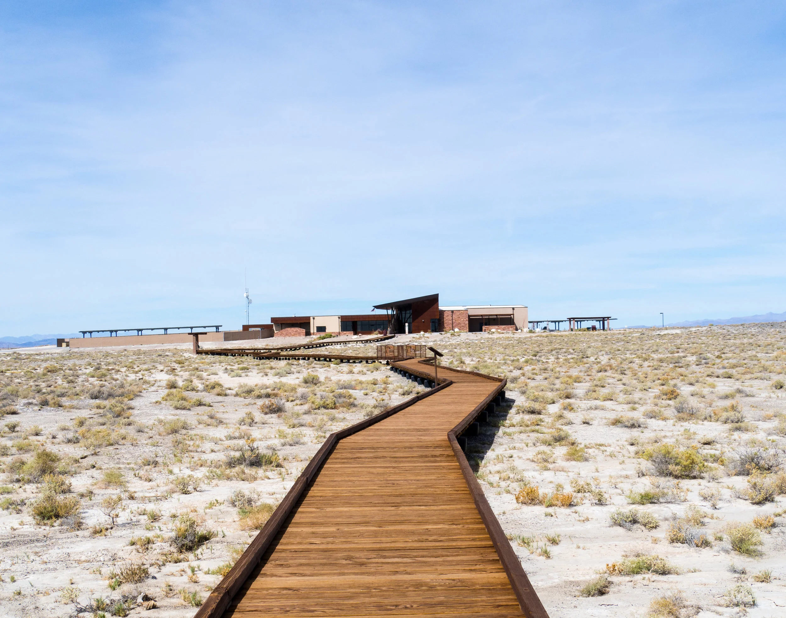 BONUS PHOTO: Ash Meadows Ranger Station from the Crystal Pool boardwalk. Photo Credit: Danielle Seeliger .