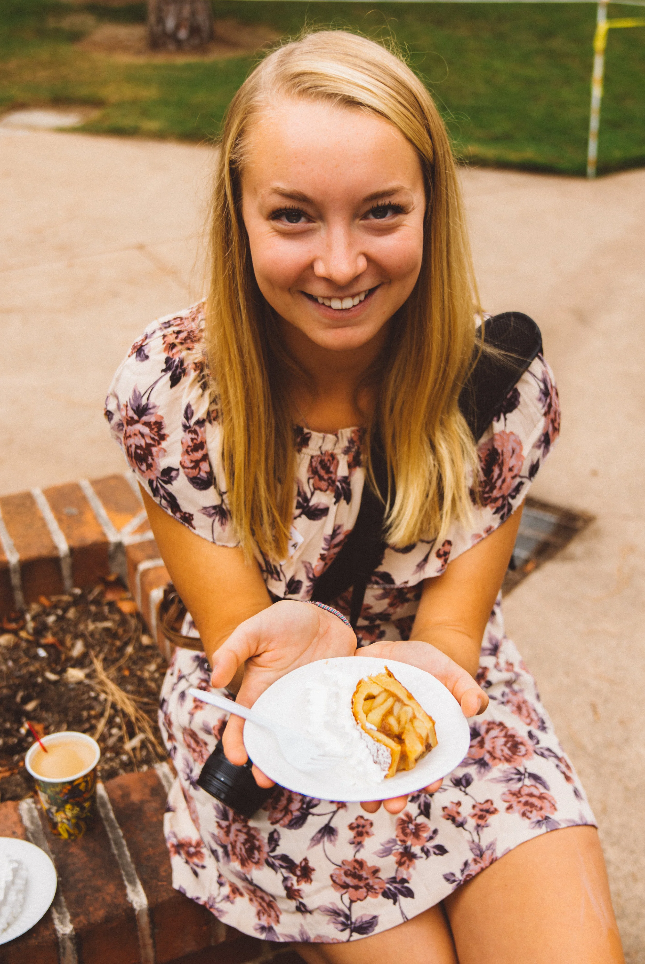 Danielle and the delicious by-donation (read: cheap) strudel.