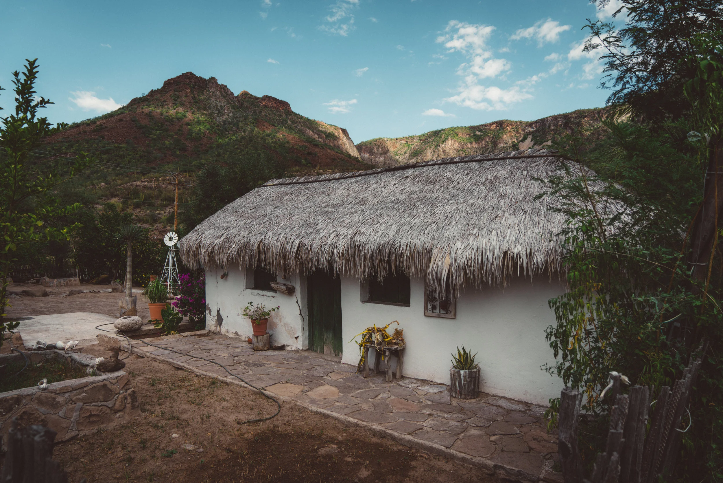 One of the homes in town nearby the Mission.